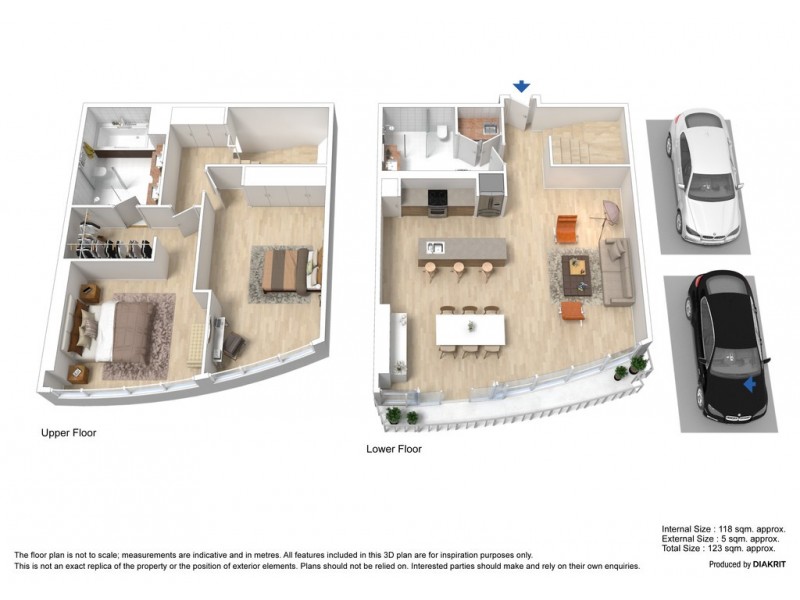3402/100 Harbour Esplanade, Docklands VIC 3008 Floorplan