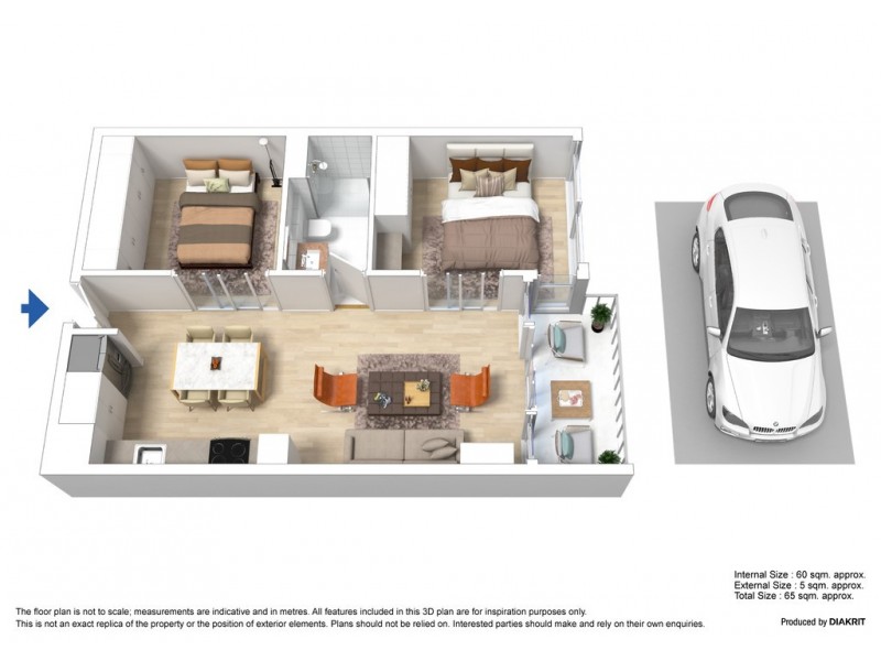 4001/639 Lonsdale Street, Melbourne VIC 3000 Floorplan