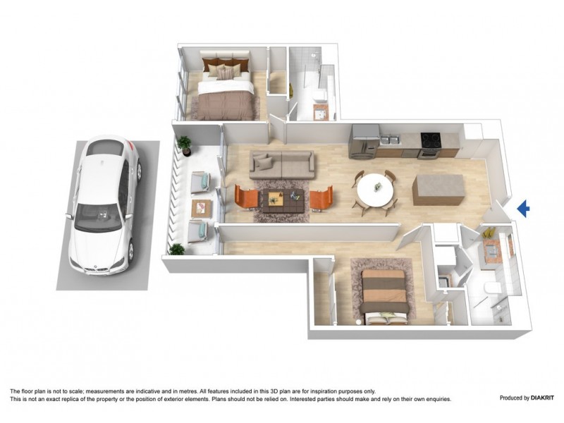 1209/15 Doepel Way, Docklands VIC 3008 Floorplan