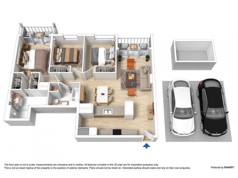 209/1 Bouverie Street, Carlton VIC 3053 Floorplan