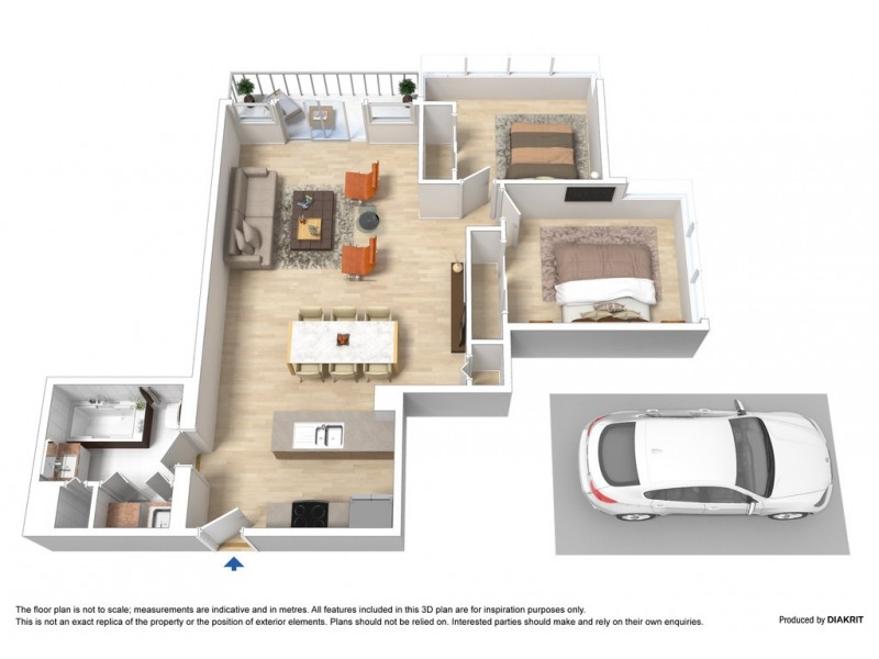 234/183 City Road, Southbank VIC 3006 Floorplan