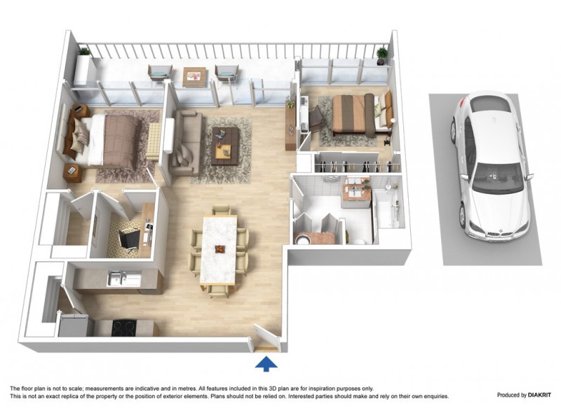 79/69 Dorcas Street, South Melbourne VIC 3205 Floorplan