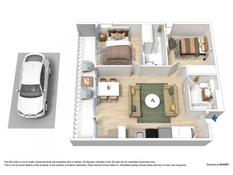 409/152 Sturt Street, Southbank VIC 3006 Floorplan