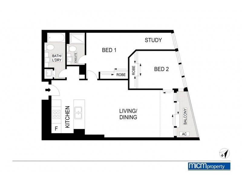 900/180 City Road, Southbank VIC 3006 Floorplan