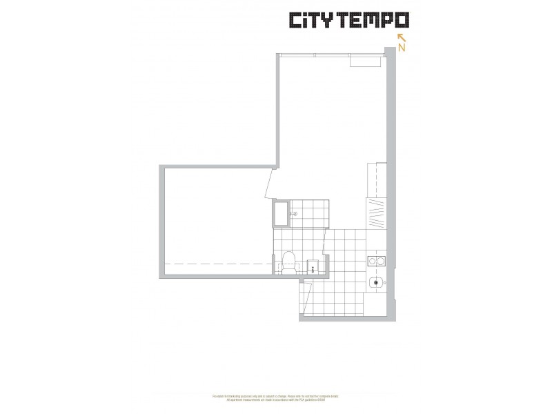 1906/181 A’Beckett Street, Melbourne VIC 3000 Floorplan