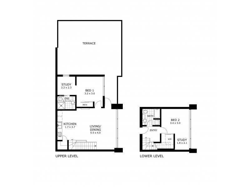 1314/58 Jeffcott Street, West Melbourne VIC 3003 Floorplan