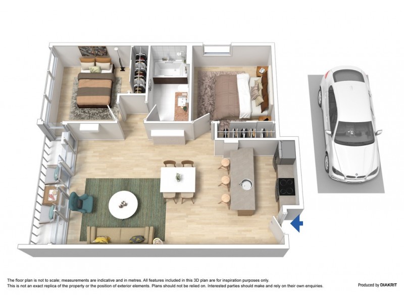 53/38 Kavanagh Street, Southbank VIC 3006 Floorplan
