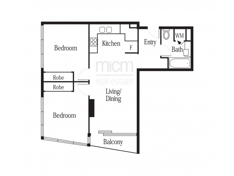 1810/180 City Road, Southbank VIC 3006 Floorplan