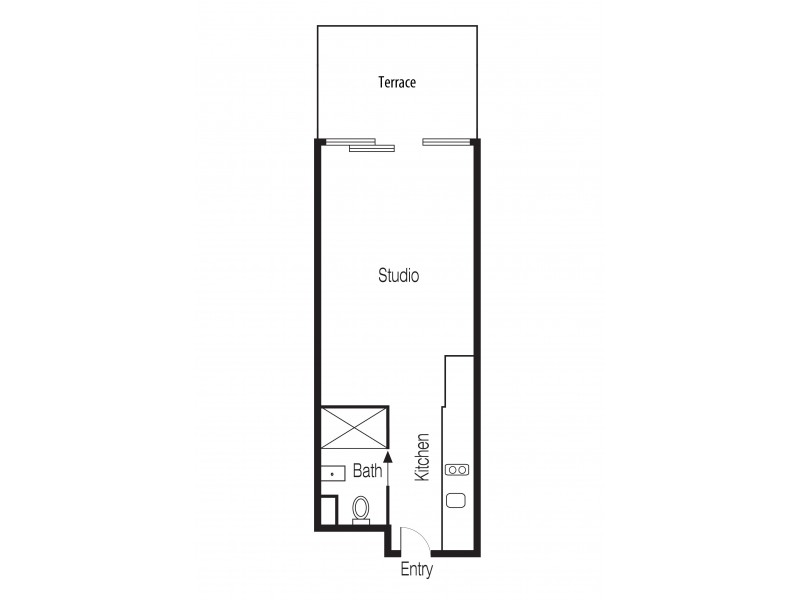 211/181 A’Beckett Street, Melbourne VIC 3000 Floorplan