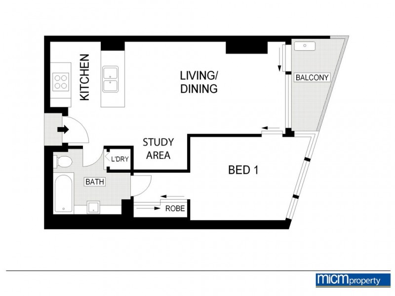 2604/180 City Road, Southbank VIC 3006 Floorplan