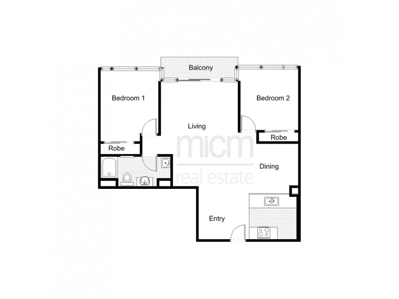 209/79 Whiteman Street, Southbank VIC 3006 Floorplan