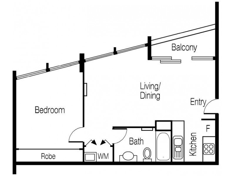 13/83 Whiteman Street, Southbank VIC 3006 Floorplan