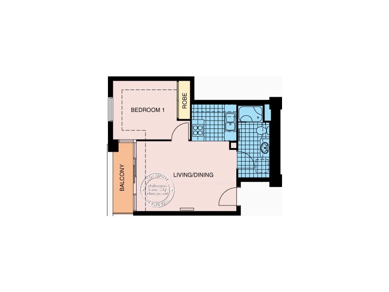 REF 21354/88 Southbank Boulevard, Southbank VIC 3006 Floorplan