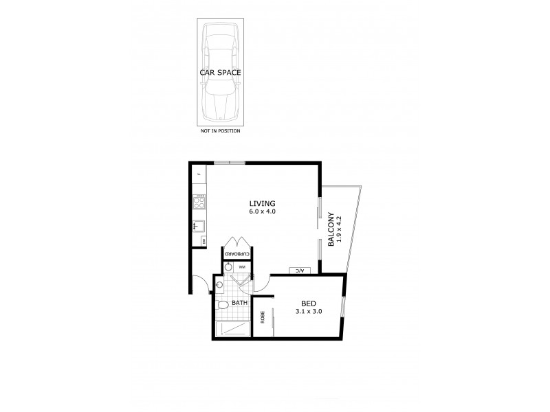 306/105 Nott Street, Port Melbourne VIC 3207 Floorplan