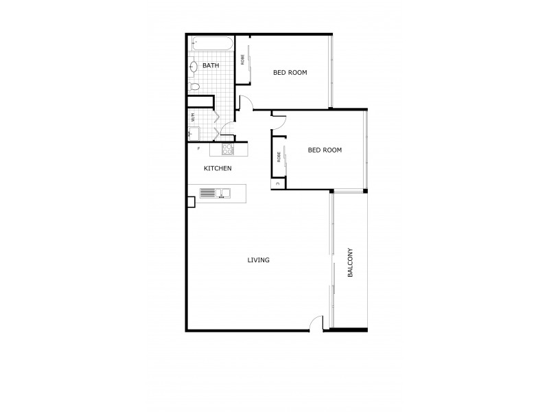 1/92C Kavanagh Street, Southbank VIC 3006 Floorplan