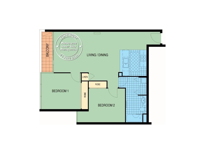 REF 21605/148 Wells Street, South Melbourne VIC 3205 Floorplan