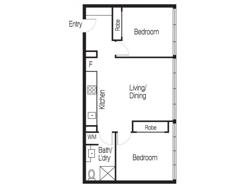 3005/63 Whiteman Street, Southbank VIC 3006 Floorplan