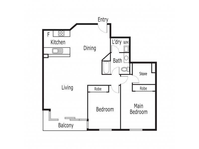 56/79 Whiteman Street, Southbank VIC 3006 Floorplan