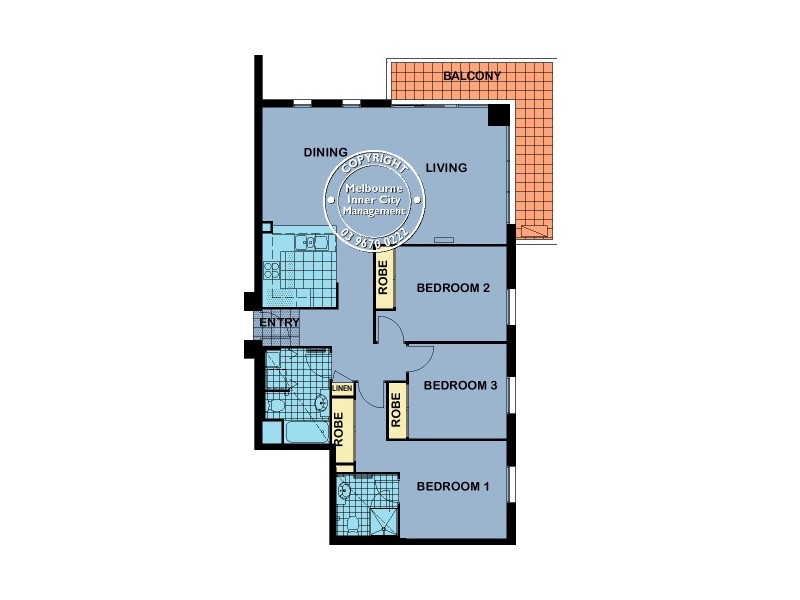 REF 21680/83 Whiteman Street, Southbank VIC 3006 Floorplan