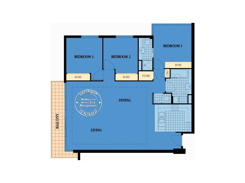 REF 21706/283 Spring Street, Melbourne VIC 3000 Floorplan
