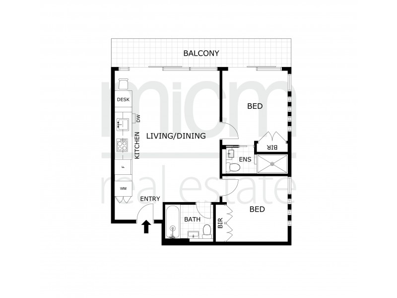 102/152 Sturt Street, Southbank VIC 3006 Floorplan