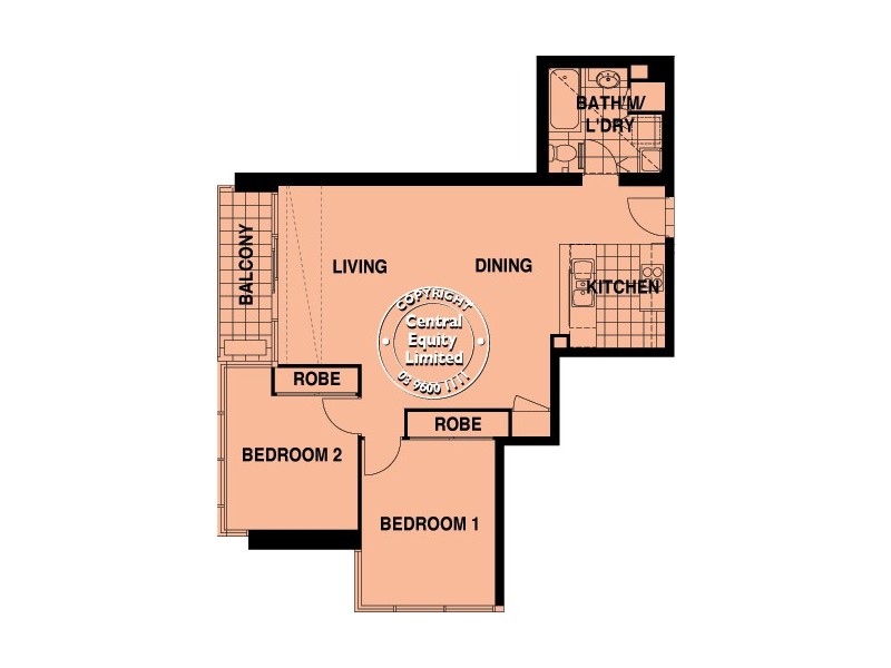REF 21752/183 City Road, Southbank VIC 3006 Floorplan