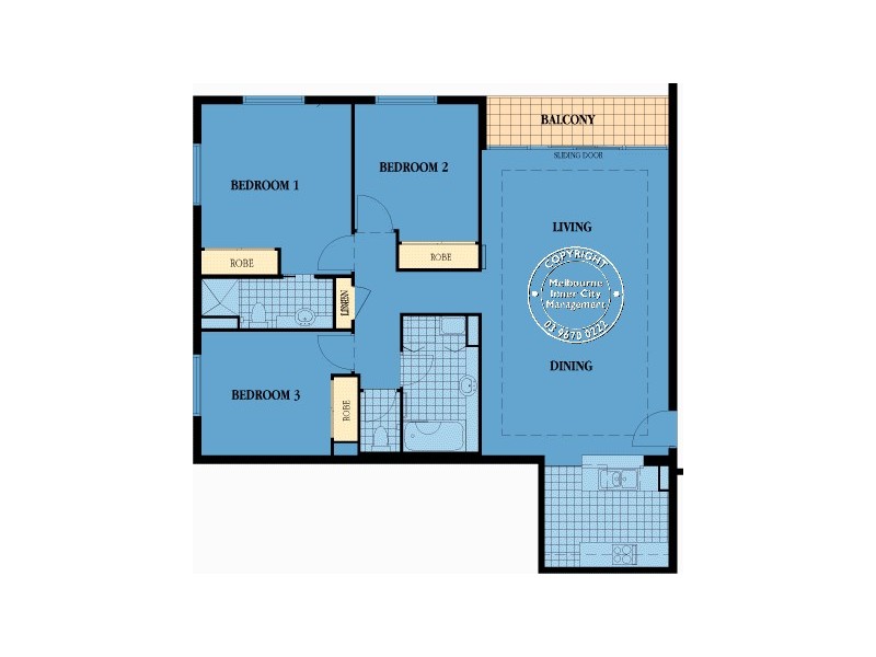 REF 21749/33 La Trobe Street, Melbourne VIC 3000 Floorplan
