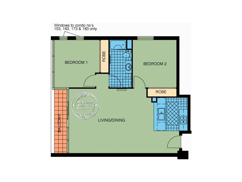 153/38 Kavanagh Street, Southbank VIC 3006 Floorplan