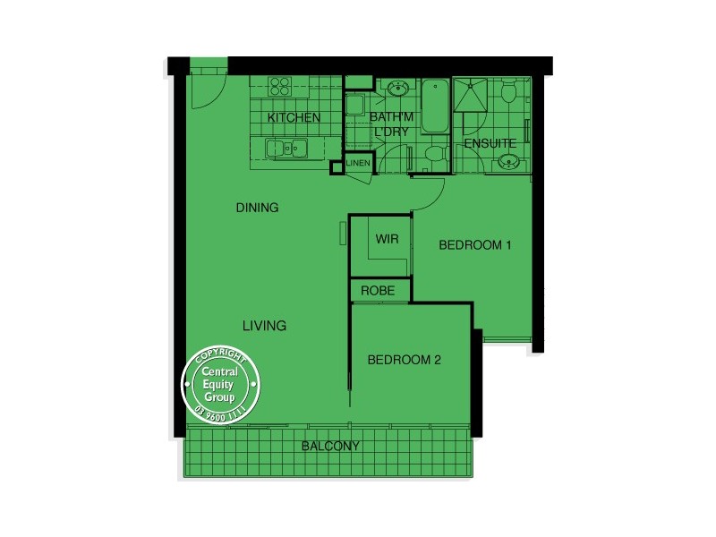 REF 21682/100 Kavanagh Street, Southbank VIC 3006 Floorplan