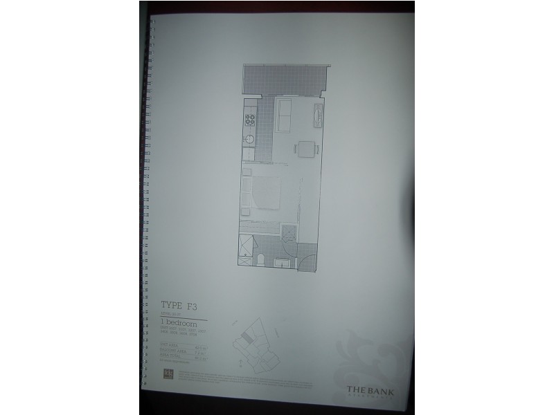 3307/283 City Road, Southbank VIC 3006 Floorplan
