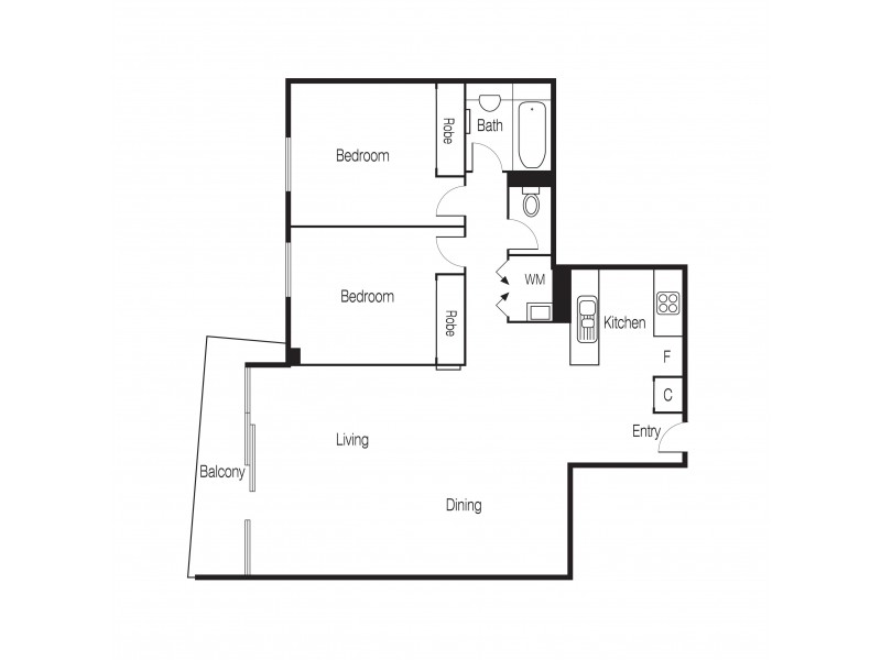REF 21790/88 Park Street, South Melbourne VIC 3205 Floorplan
