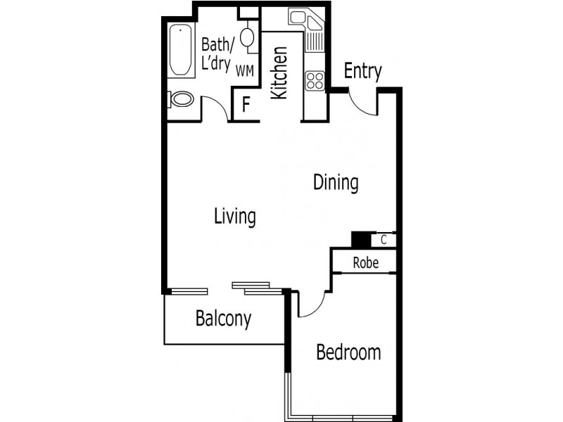 505/100 Kavanagh Street, Southbank VIC 3006 Floorplan