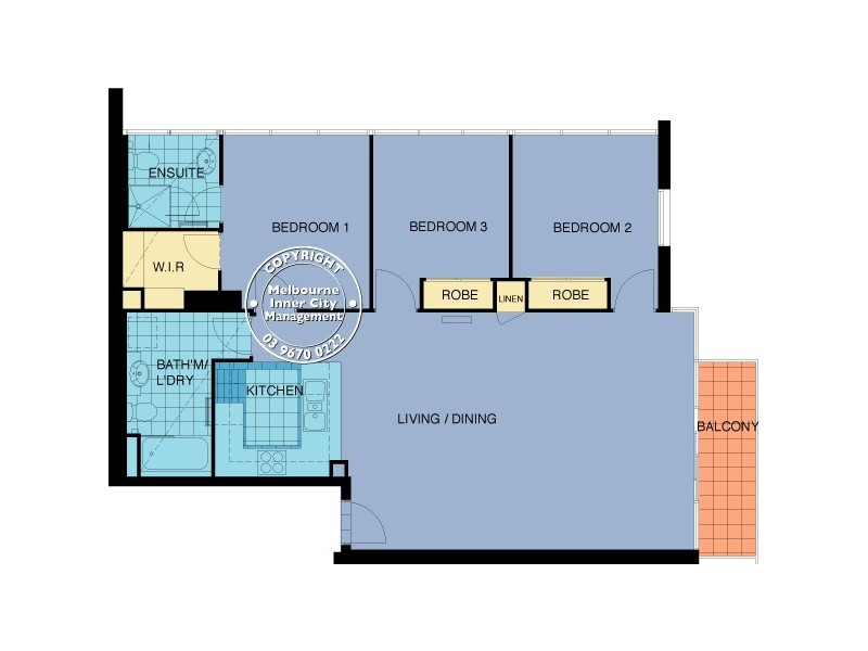 REF 21810/22 Kavanagh Street, Southbank VIC 3006 Floorplan
