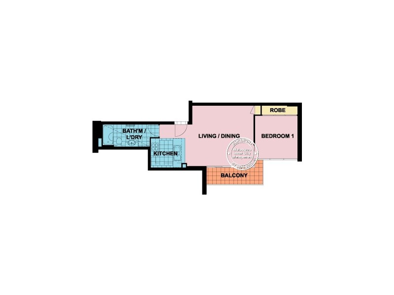 REF 21813/668 Bourke Street, Melbourne VIC 3000 Floorplan