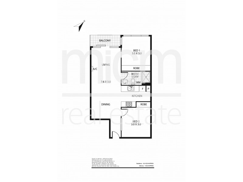 1709/241 City Road, Southbank VIC 3006 Floorplan