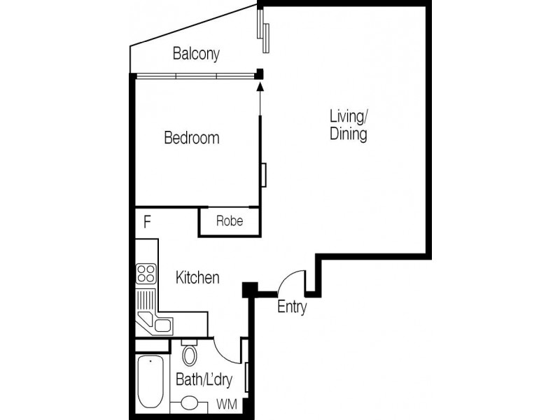 209/22 Kavanagh Street, Southbank VIC 3006 Floorplan