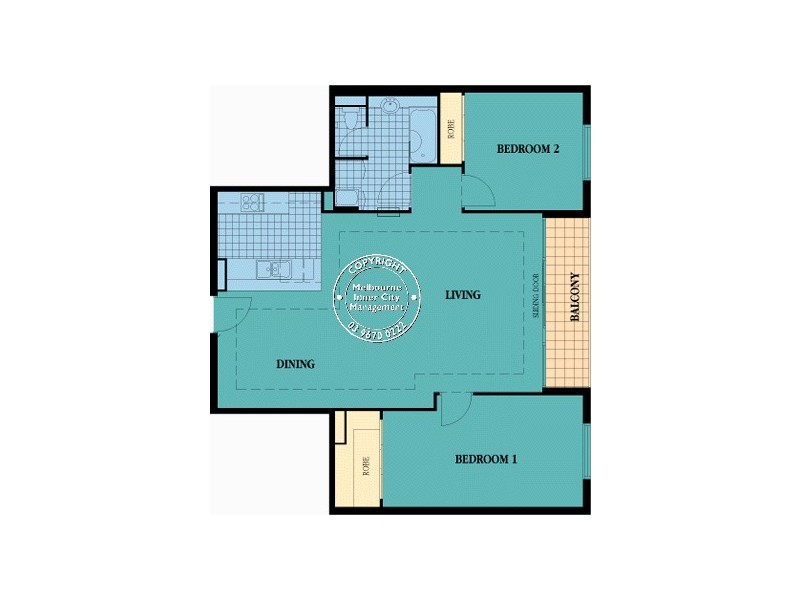 REF 21854/33 La Trobe Street, Melbourne VIC 3000 Floorplan