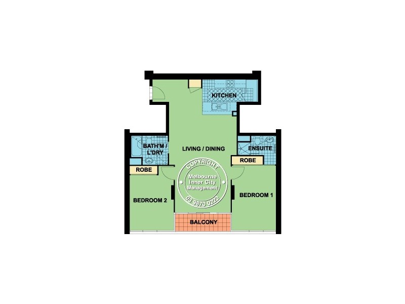 REF 21883/668 Bourke Street, Melbourne VIC 3000 Floorplan