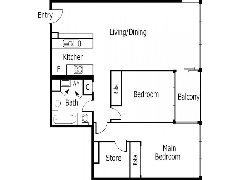 63/88 Kavanagh Street, Southbank VIC 3006 Floorplan