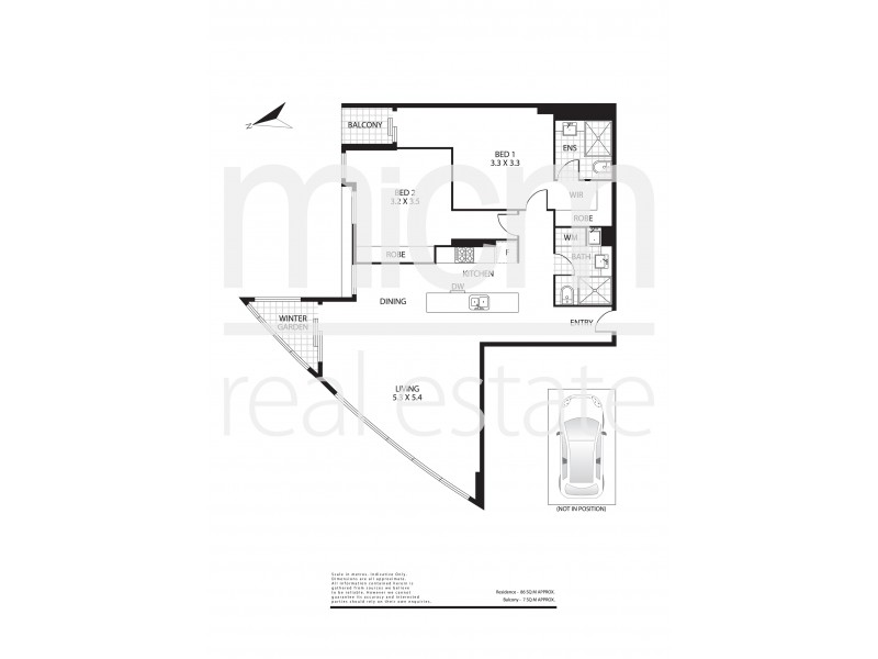 3308/100 Harbour Esplanade, Docklands VIC 3008 Floorplan