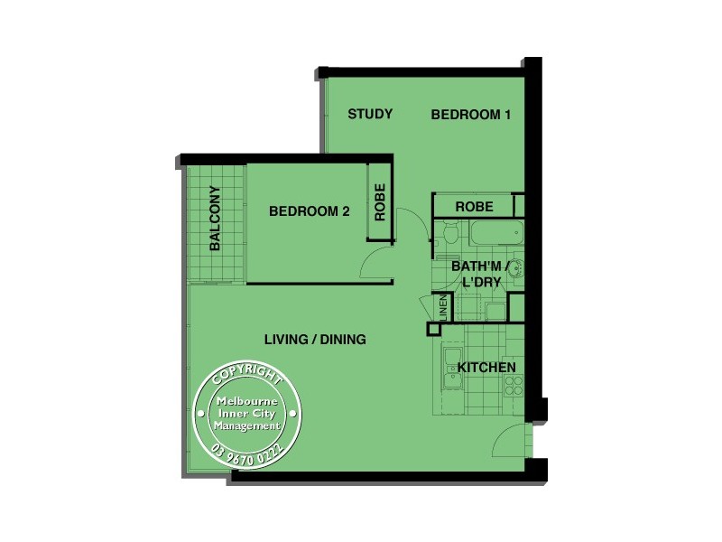 REF 22003/88 Kavanagh Street, Southbank VIC 3006 Floorplan