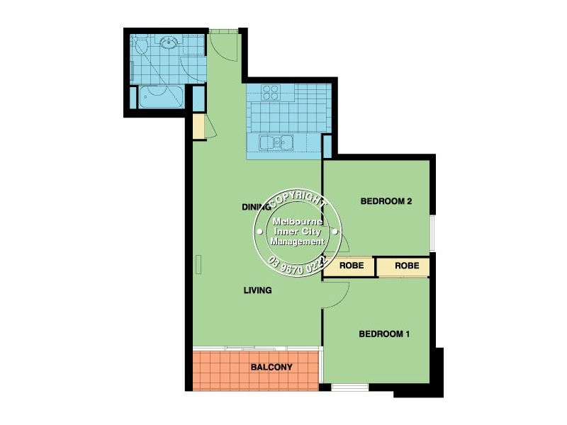 REF 22023/163 City Road, Southbank VIC 3006 Floorplan