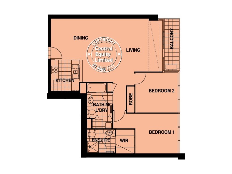 REF 22036/173 City Road, Southbank VIC 3006 Floorplan