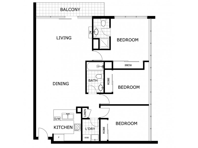 102/69 Dorcas Street, South Melbourne VIC 3205 Floorplan