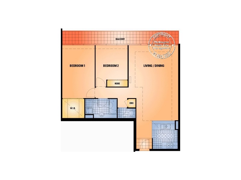 REF 41899/632 St Kilda Road, Melbourne VIC 3004 Floorplan