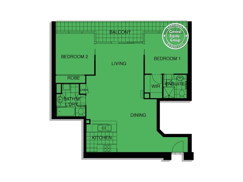 REF 22050/100 Kavanagh Street, Southbank VIC 3006 Floorplan