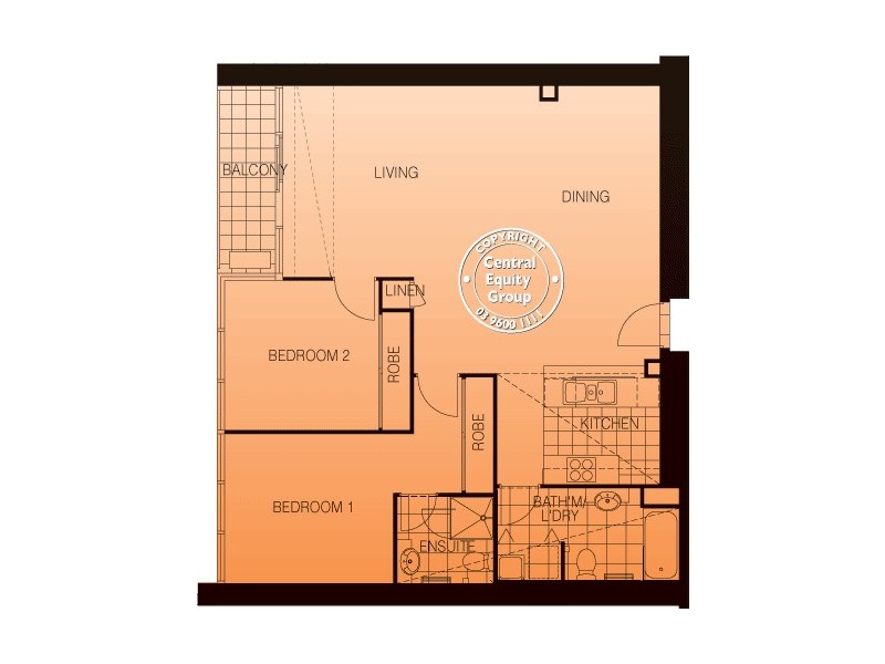 REF 22053/183 City Road, Southbank VIC 3006 Floorplan