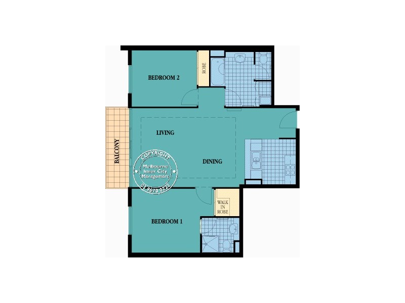 REF 22084/283 Spring Street, Melbourne VIC 3000 Floorplan