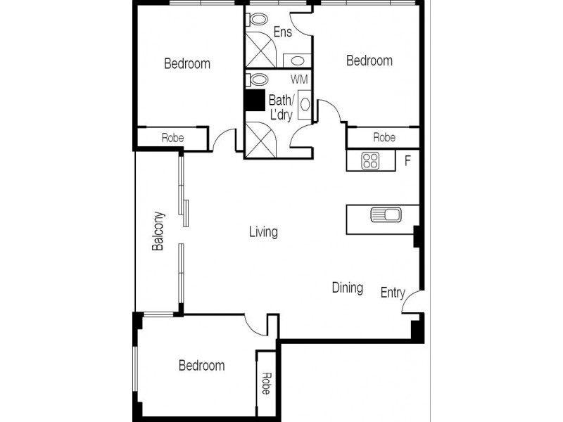 REF 22099/88 Southbank Boulevard, Southbank VIC 3006 Floorplan