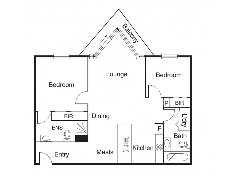 251/83 Whiteman Street, Southbank VIC 3006 Floorplan